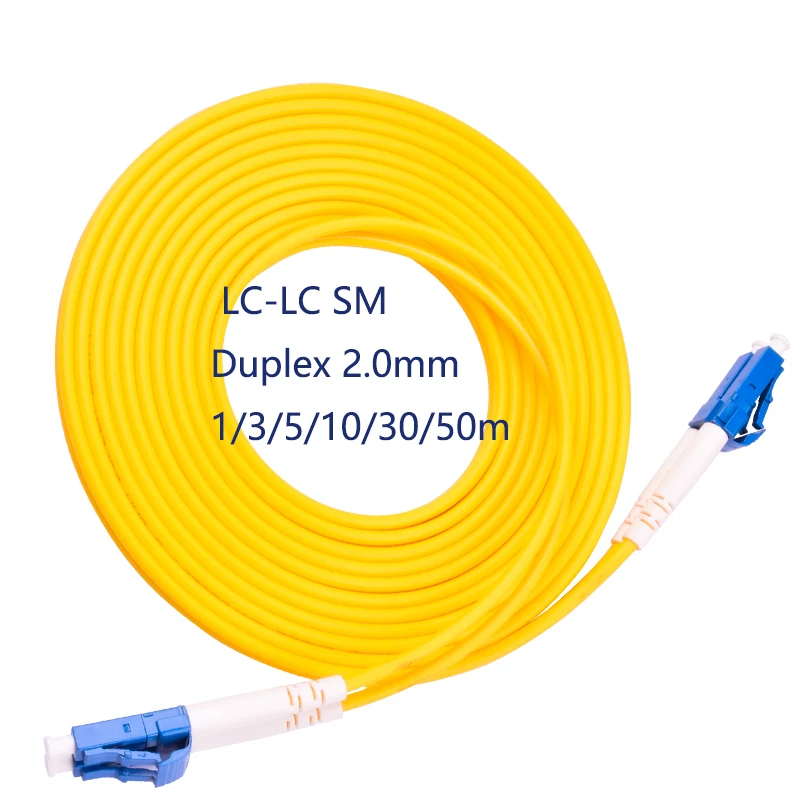 

Factory price LC/UPC-LC/UPC Singlemode SM Dumplex Fiber Optical Jumper Fiber Optic Patch Cord 1m/3m/5m/10m/30m/50m
