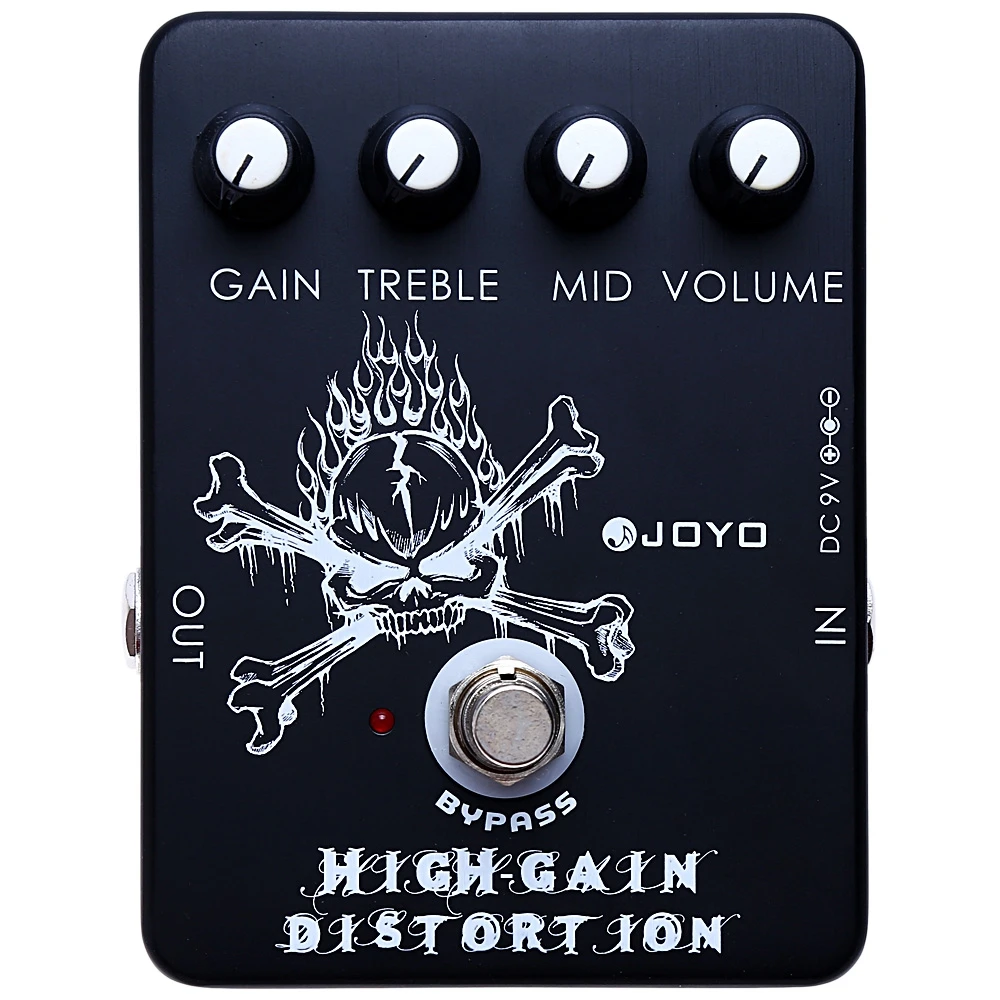 

High Gain Distortion Electric Effect Guitar Pedal Distortion Stompbox Crunch Of AC/DC To The Heavy Metal Full Range EQ Adjust