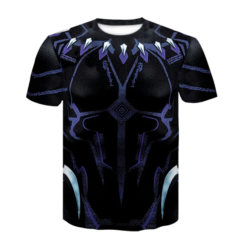 

Short Sleeve Black Panther Compression Shirts 3D Printed T shirts Men 2018 Summer NEW 3D T-shirt Tops For Male Fitness Clothing