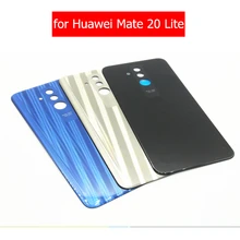 Для huawei mate 20 Lite стеклянная задняя крышка аккумулятора задняя крышка корпуса Дверь для mate 20 Lite задняя крышка дома запасные части для ремонта