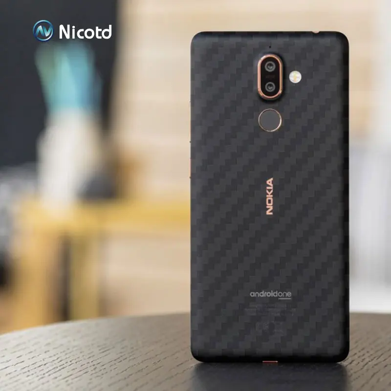 Nicotd 5 шт./лот 3D углеродное волокно задняя Защита экрана для Nokia 7 Plus 6 2018 8 Sirocco 3