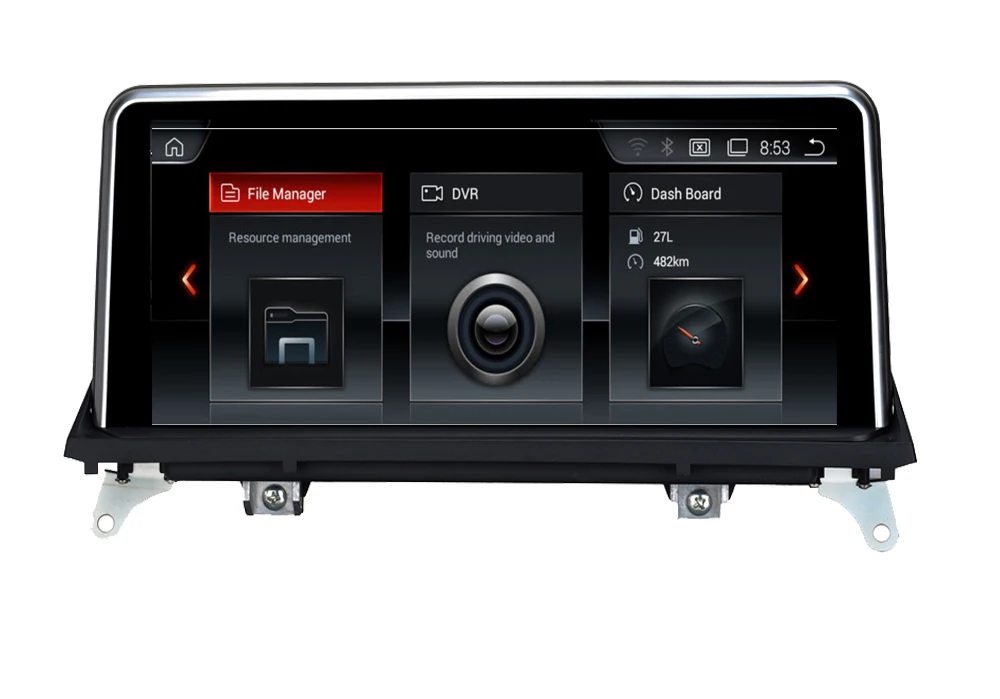 Cheap 10.25" IPS Android 8.1 System Car GPS Navi Screen For BMW X5 E70 X6 E71 2007-2013 Multimedia Player 6 Core CPU 2+32G RAM WIFI 4
