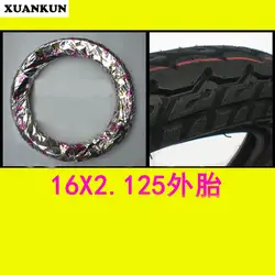 Xuankun электрический автомобиль ножом толстые Покрышки 16x2.125