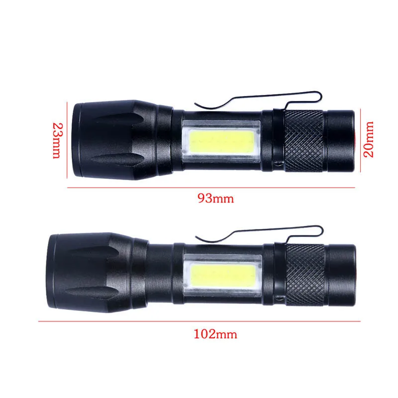 

Multifunction COB Lamp Work Light Flashlight Mini Torch Telescopic USB Rechargeable JA55