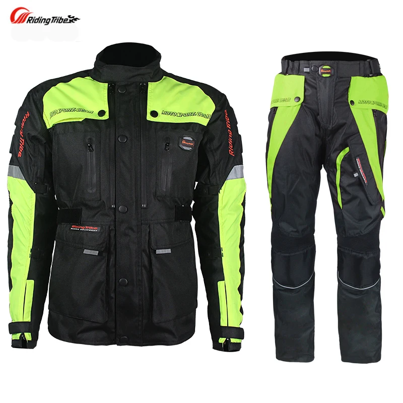 Men's Motorcycle Jackets Off Road Racing Set Windproof Waterproof