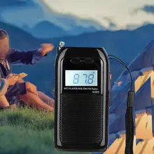 Мини FM радио карманный FM MW радио приемник Цифровая настройка стерео MP3 музыкальный плеер Портативный