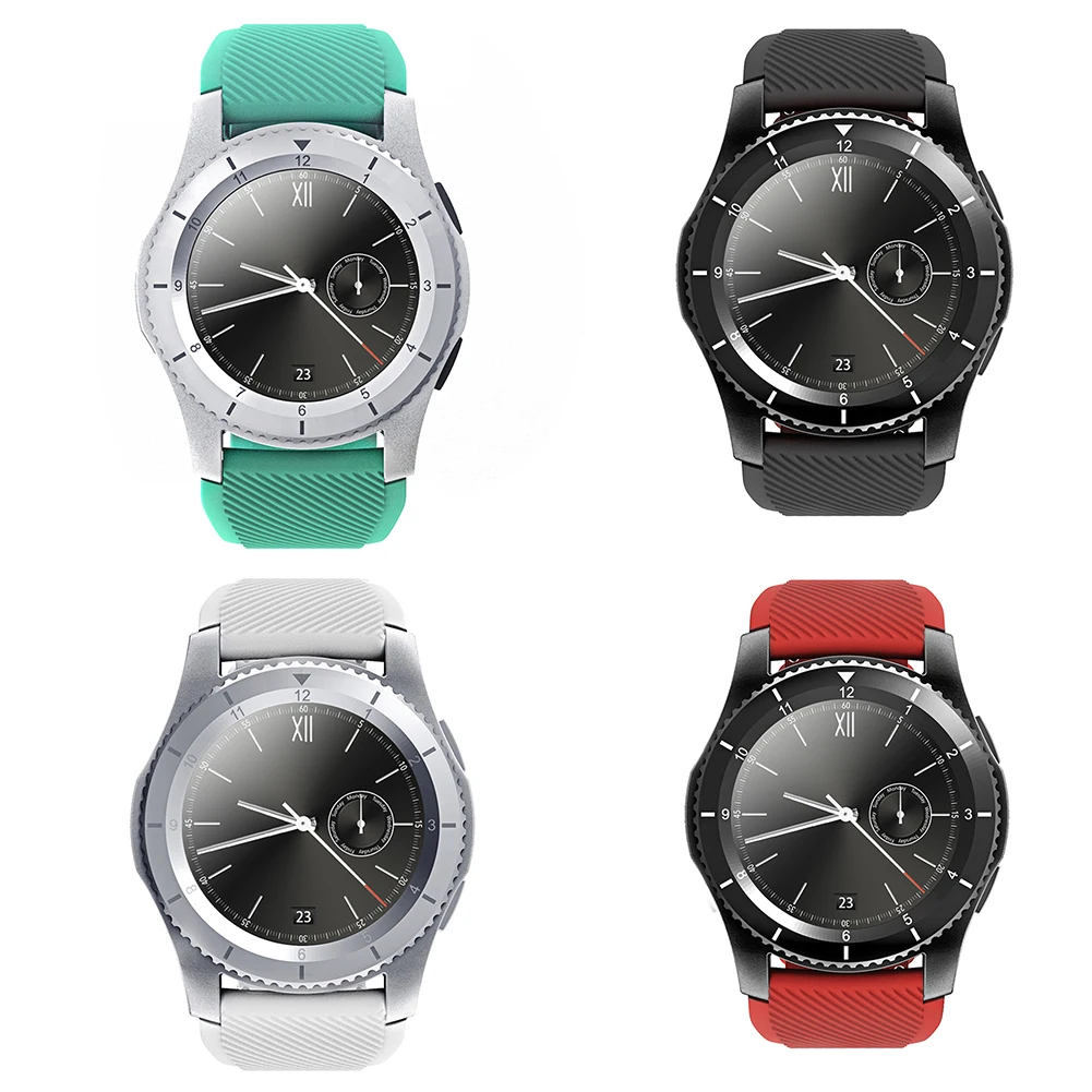 

Heart Rate Monitor Smartwatch Cell Phone Fashion Bluetooth Smart Watch Round Touch Screen for IOS Android Smart Wristwatch