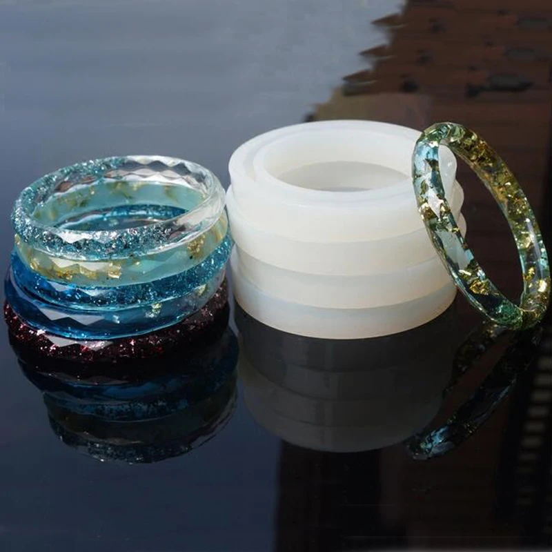 Rhombohedral Bracelet Casting Crystal Molds Clear Epoxy Silicone Resin Liquid Mold DIY Jewelry Making Craft Tool Clay | Дом и сад