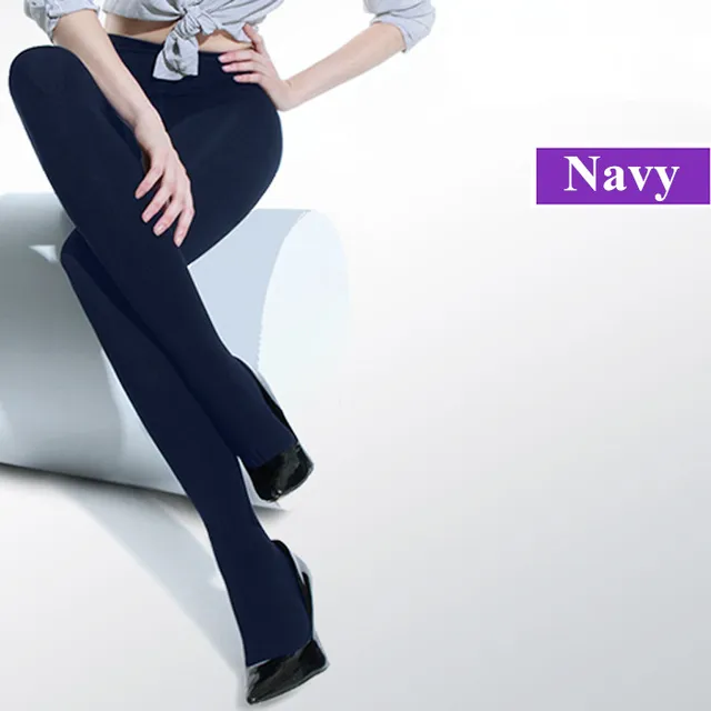 Collants opaques sans couture pour femmes, bas en nylon, optique à pieds, collants chauds, noir, 120D, hiver, printemps, automne
