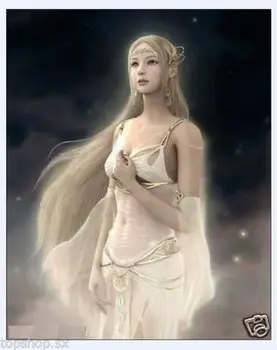 

Exquisite Two "fantasy girl" Oil Painting- (no framed) YH431