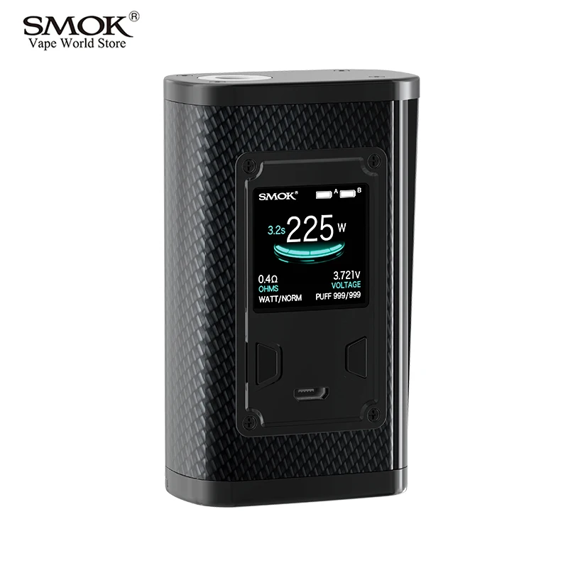 Electronic Cigarette SMOK Majesty Carbon Fiber Vape Box Mod 225W Vaporizer Mod for X-Baby 510 Tank VS Alien Pico Mod S229 Electronic Cigarette SMOK Majesty Carbon Fiber Vape Box Mod 225W Vaporizer Mod for X-Baby 510 Tank VS Alien Pico Mod S229