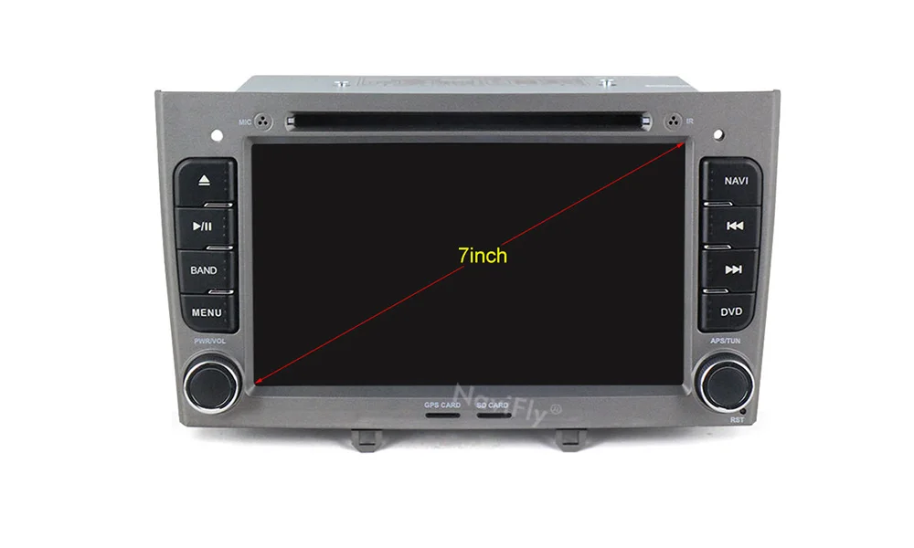 Discount NaviFly Android 8.1 2din Car GPS radio stereo for Peugeot 408 Peugeot 308 308SW Car dvd player with Audio BT canbus RDS 18