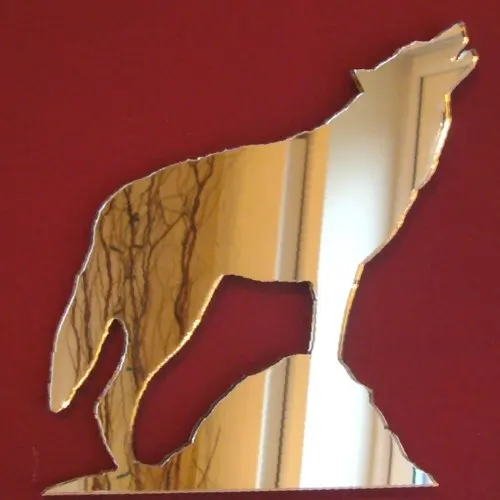 

Howling Wolf Mirror Confetti
