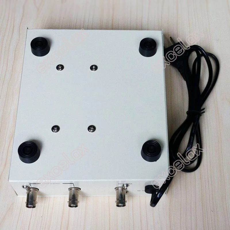 1 In 2 Out Composite CVBS BNC Connector Video Distributor AC110V 220V Signal Gain CCTV Security DVR System 1-2CH Video Splitter