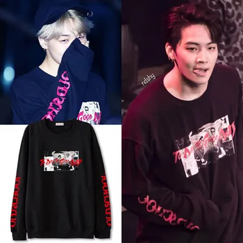 

GOT7 with the same paragraph round neck men and women lovers spring and summer round neck sweater dropshipping