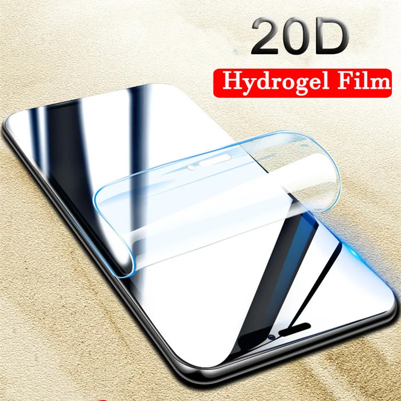 

20D Full Cover Soft Hydrogel Film For iphone 6 6s 7 8 Plus X Screen Protector On The For iphone X Xr Xs Max 7 8 6 Film Not Glass