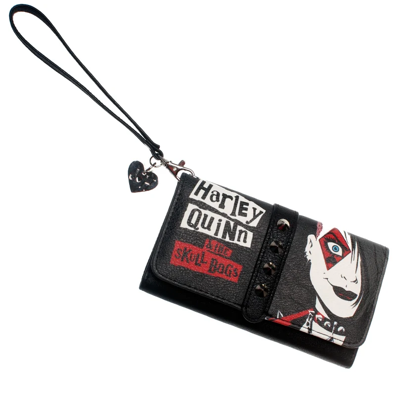 HARLEY QUINN& THE SKULL Сумки браслет для женщин кошелек DFT-6029