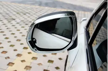 

For Peugeot 3008 2013 2014 2015 2016 ABS Chrome side door mirror frame cover trim 2pcs