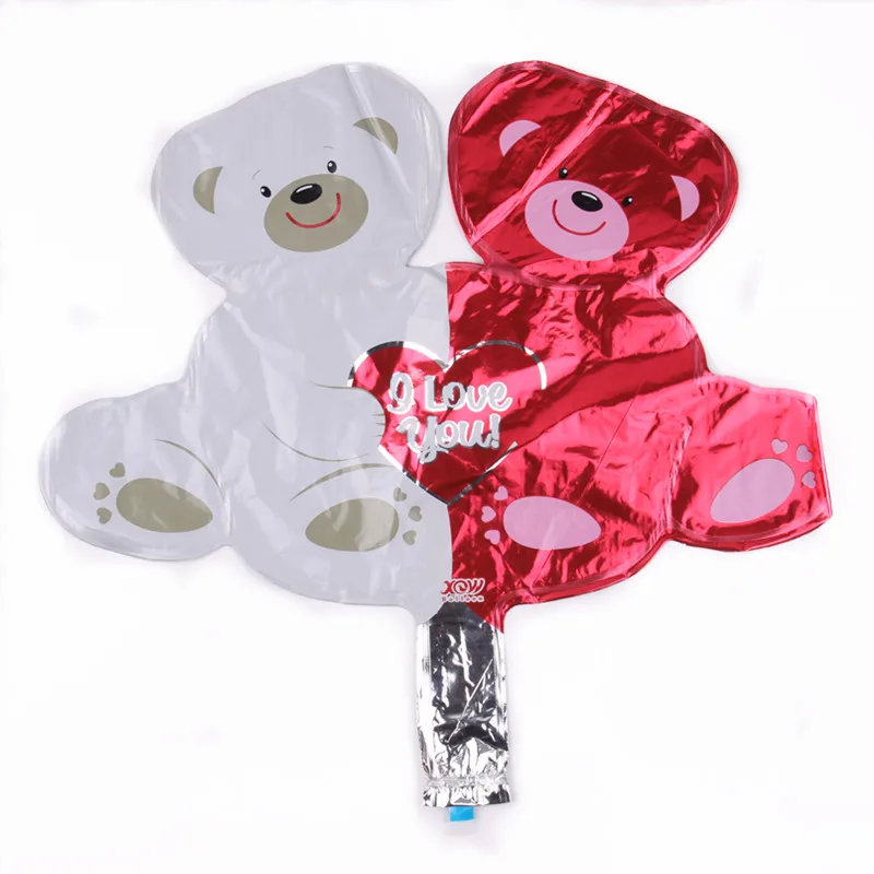 GOGO PAITY Мини медведь объятия; Сердце алюминиевые воздушные шары Украшенные детский день рождения воздушные шары игрушки оптом