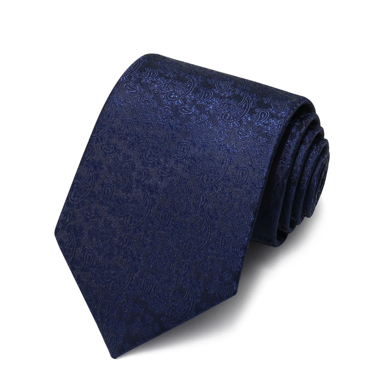 New High Quality Classic Blue Floral Ties for Men Business Formal 8cm ...