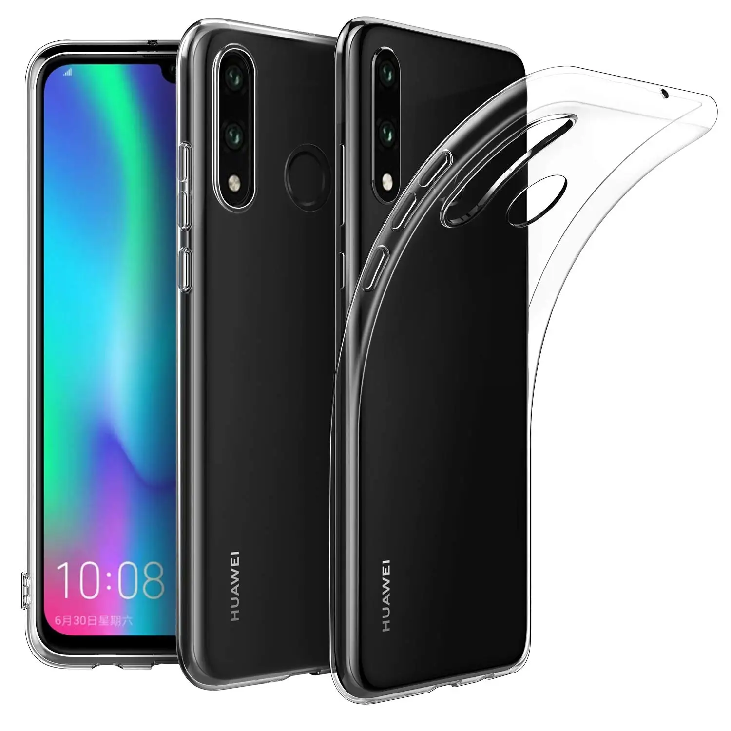 Чехол для huawei P Smart P30 Pro P20 P10 Plus mate 20 Lite Nova 3 4 3i Honor 9 10 10i View V10 20, прозрачный мягкий гелевый Чехол из ТПУ