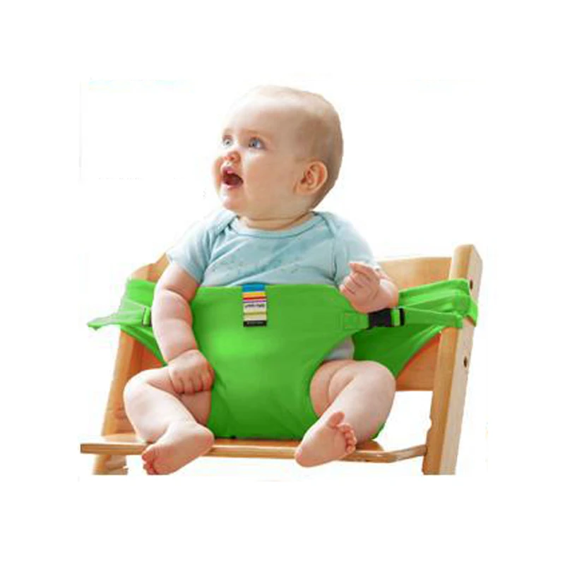 Детское кресло, переносное сиденье для новорожденных, продукт, обеденный стул для обеда/ремень безопасности для сиденья, детское кресло с ремнем безопасности - Цвет: Green