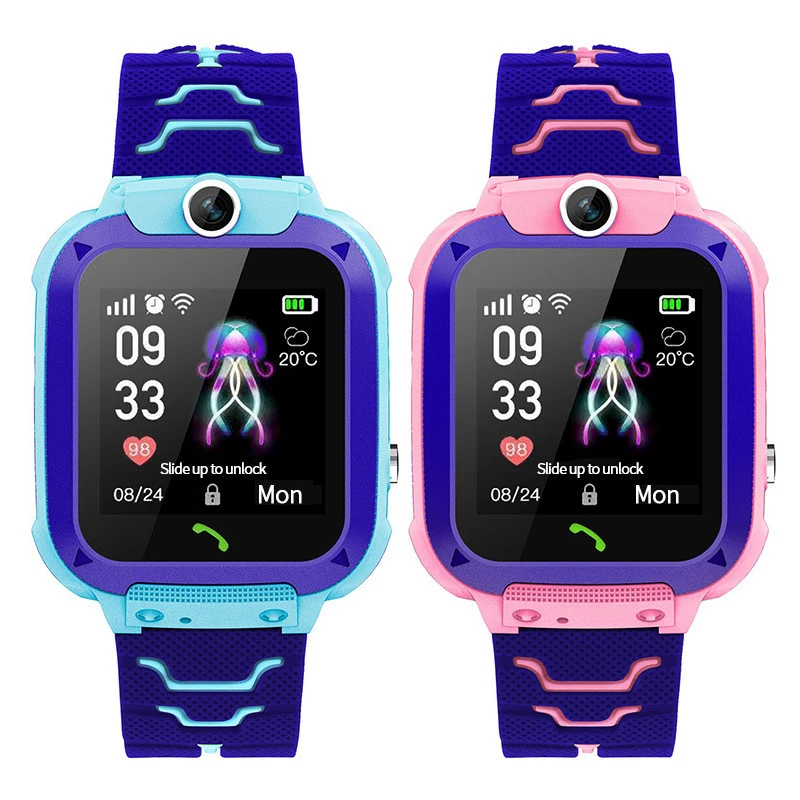 

Q12 Smart Watch For 3-12 Years Old Children Student Smart Watch Dial Call Voice Chat Precise Positioning Function Smartphone