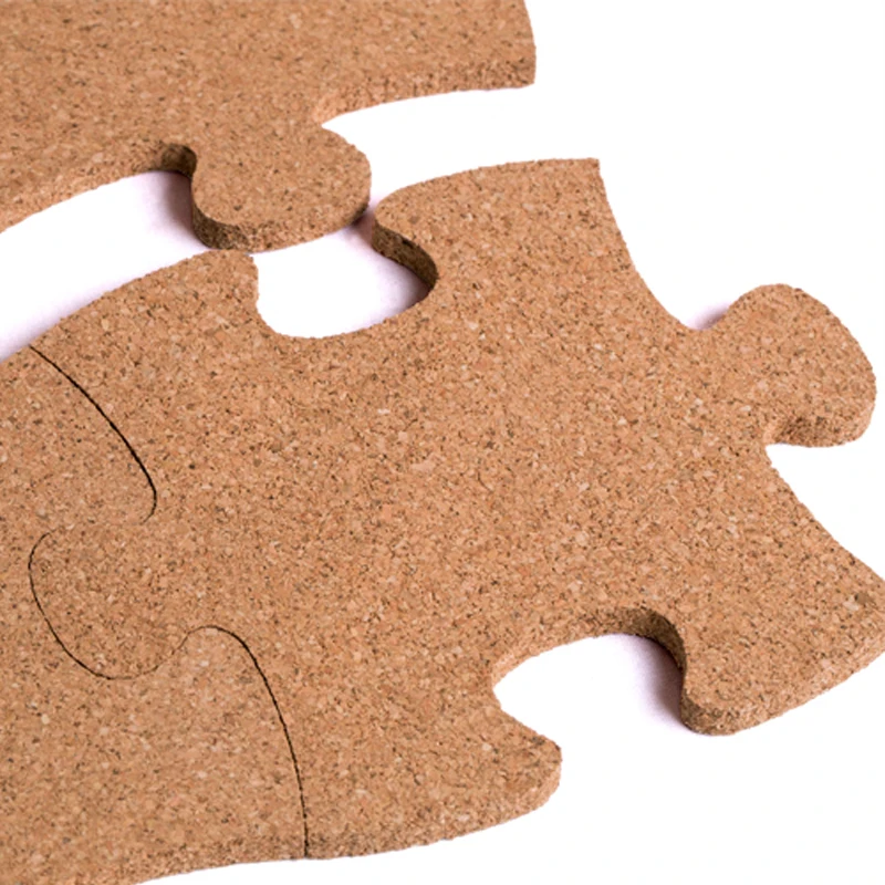 Cork Wood Phellem Wall Jigsaw Puzzle Office School Home Decoration Cork Board Sticker Pins Board Wood Puzzle