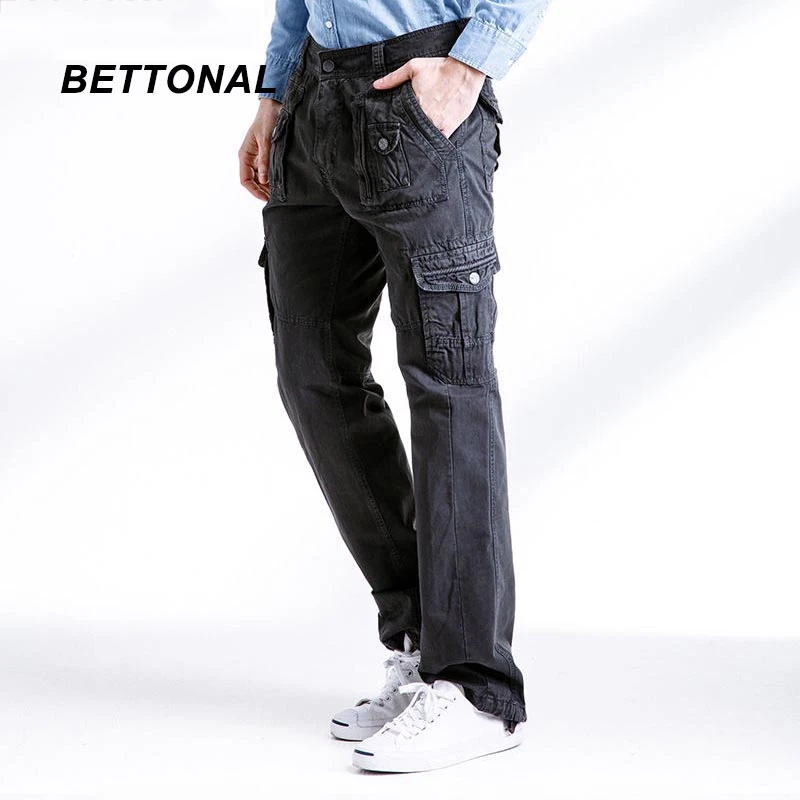 cargo pants with multiple pockets