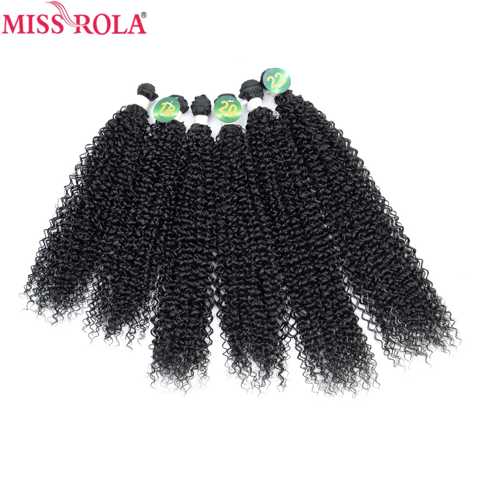 Miss rola extensões de cabelo encaracolado kinky