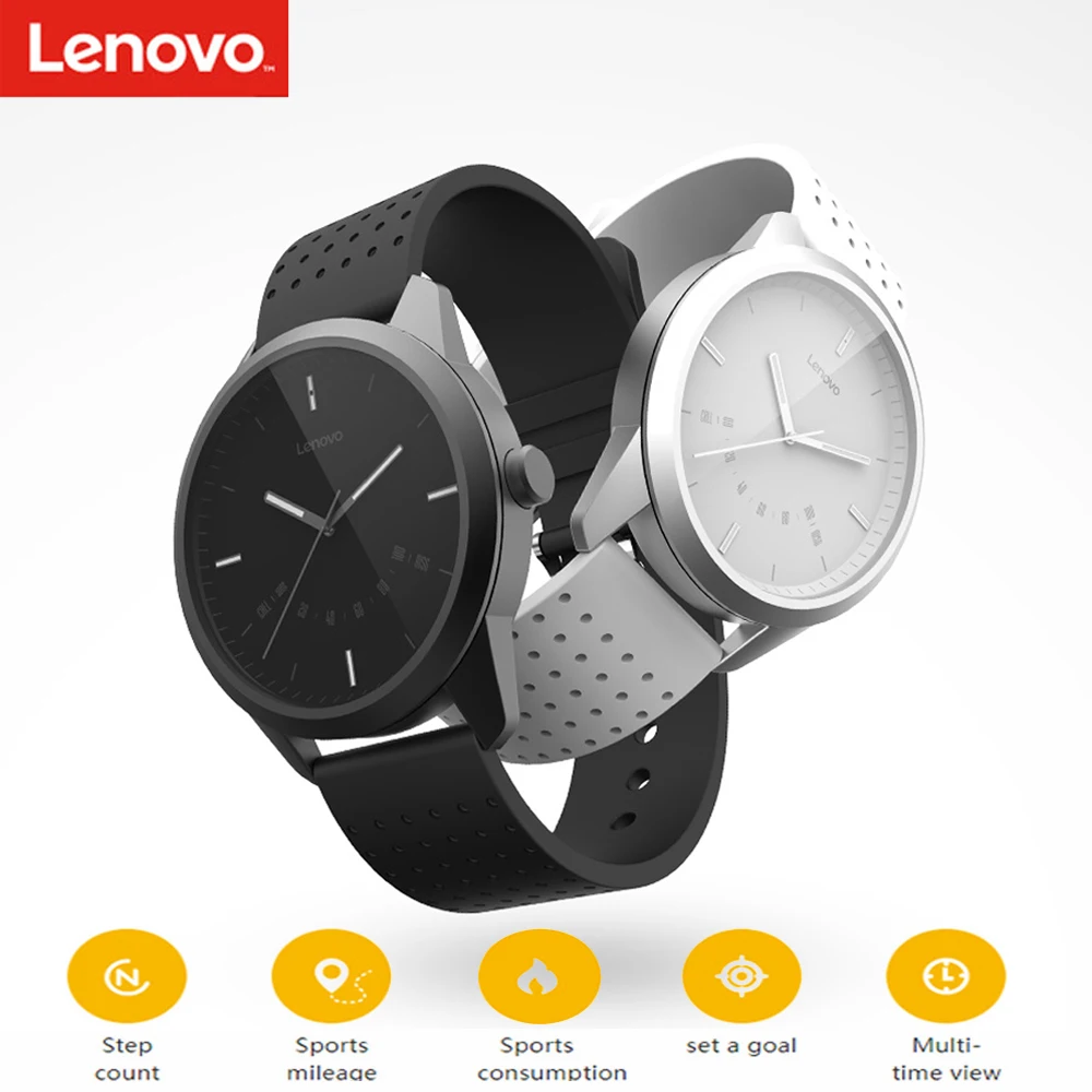 

Lenovo Watch 9 Bluetooth Smartwatch Alarm Sleep Monitor Reminder Fitness Tracker 50M Waterproof Smart Watch For IOS Android