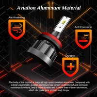 led פנסים פנסים 2019 בניו 2pcs H7 LED 12000LM / זוג מיני רכב פנס נורות H1 LED H7 H8 H9 H11 פנסים קיט 9005 HB3 9006 HB4 לרכב LED מנורות (5)