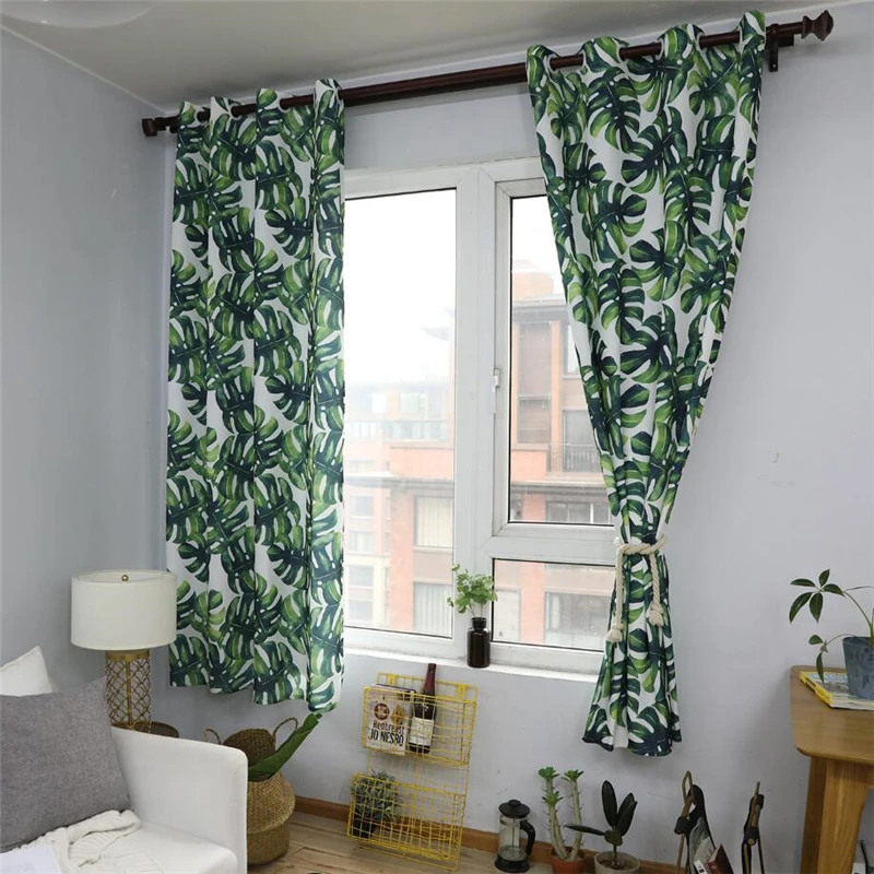 Cortinas para sala de estar cortinas de paneles de ventana para pequeñas de algodón y lino Estilo nórdico con flores cortinas para niños| - AliExpress