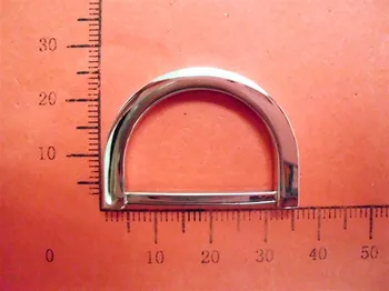 

1 inch zinc alloy nickle D ring for Bag, garment, shoes, bag parts, DIY hardware accessories Handbag Ring Buckle