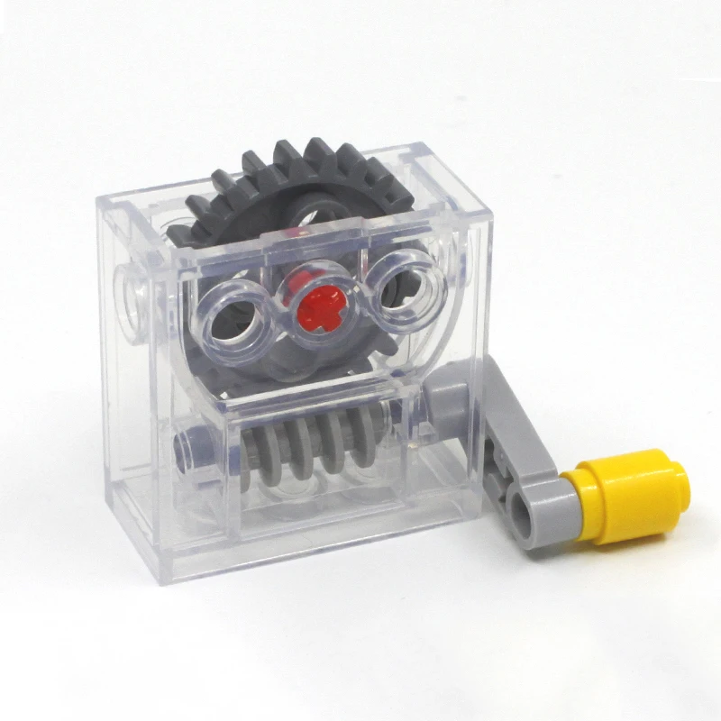 

5 Sets/Lot Technic Parts 2x4x3 1/3 Gearbox 6588 / 32239 Technic Worm Gears 4716 Brick Parts Set Assembles Particles Toys