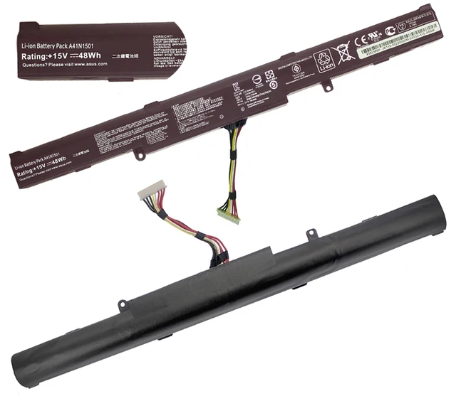 Asus用バッテリーa41n1501,n552 n552v n552vx n752v n752vx