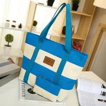 Cheap Women Canvas Bags Beach Handbags High Quality Canvas Casual Tote Bags Shoulder Bags Women Bag