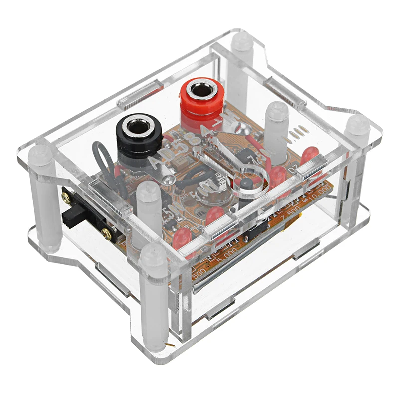

AD584 4 Channel 2.5V/7.5V/5V/10V High Precision Voltage Reference Module With Transparent Housing