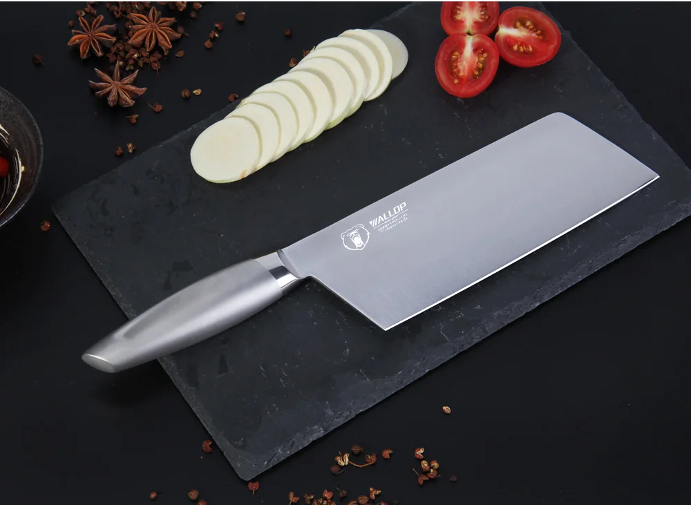 Wallop Japanese kitchen knife chef meat cleaver knife_06