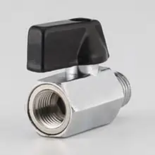 Женский 1/4 NPT резьбовой полный порт латунный шаровой клапан запорный переключатель кран