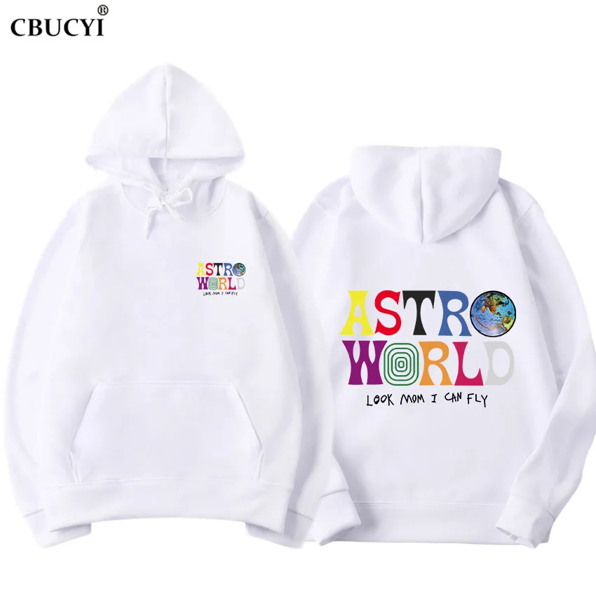  ASTROWORLD look mom i can fly hoodie Travis Scott Astroworld hoodie 2019 Gift Print Men's Hip Hop P