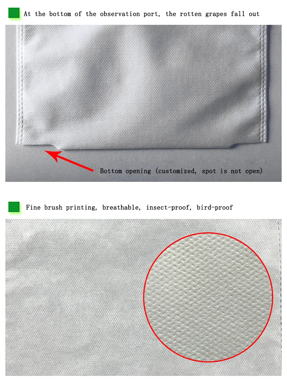 Lot De 100 Housses De Protection Pour Fruits - Taille 180x250 Mm - Tissu Non Tissé Réutilisable - Anti-oiseaux, Insectes Et Gel - Pour Jardin Et Verger