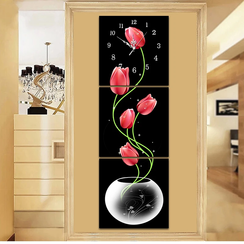 5D Diy Diamond Painting Rose Cross Stitch Full Drill Round Diamond Embroidery Flowers Crystal Diamond Mosaic Pictures Needlework