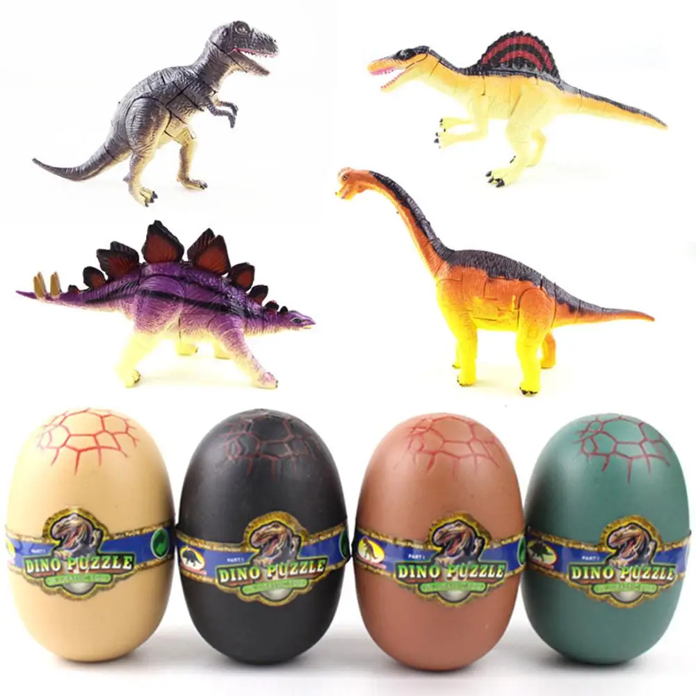 4 шт./компл. 4D сборки Яйца динозавра моделирование деформируется детские развивающие игрушки реквизит - Цвет: 4