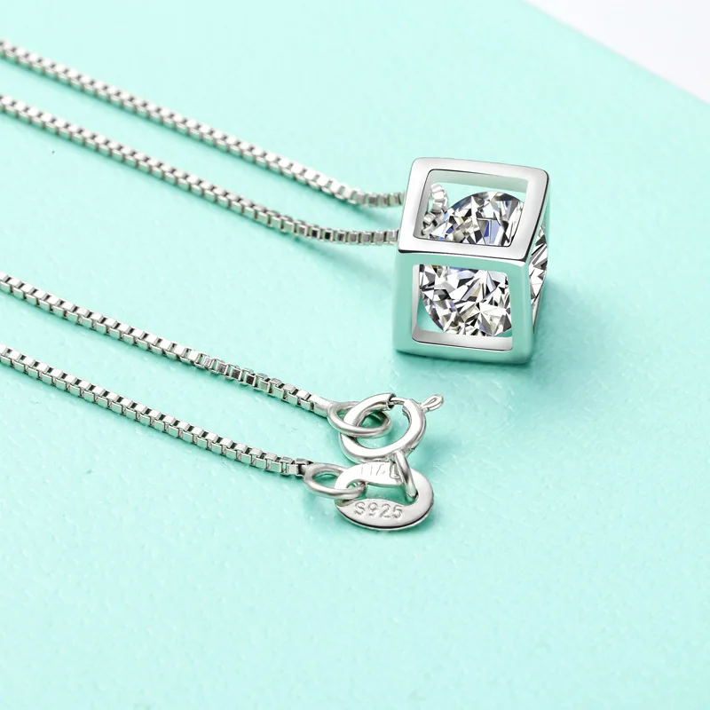 Buy Silver Zircon Collarbone Collar Bone Necklace