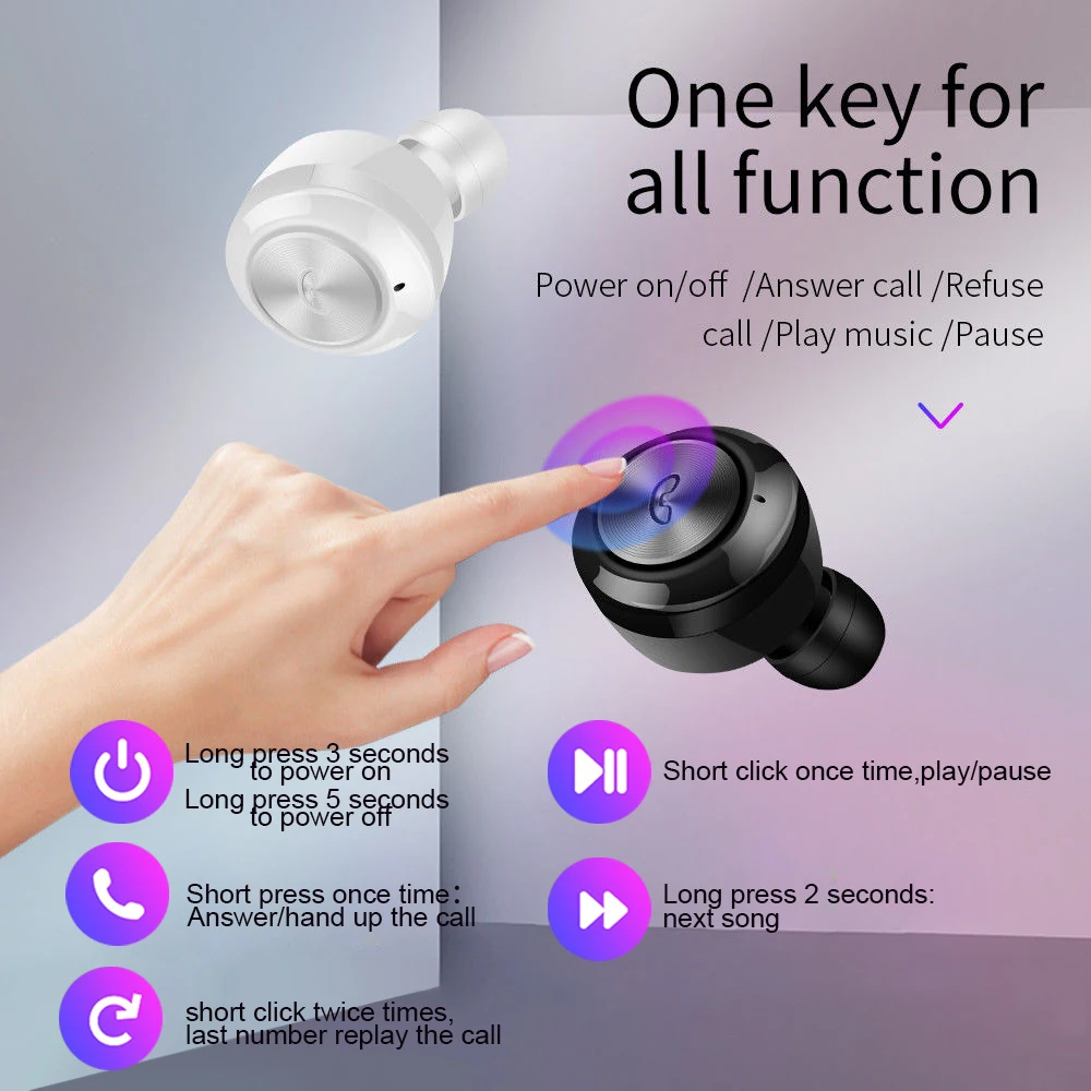 Продажа TWS Bluetooth 5,0 наушники беспроводные наушники Blutooth наушники Handsfree спортивные наушники игровая гарнитура для телефона