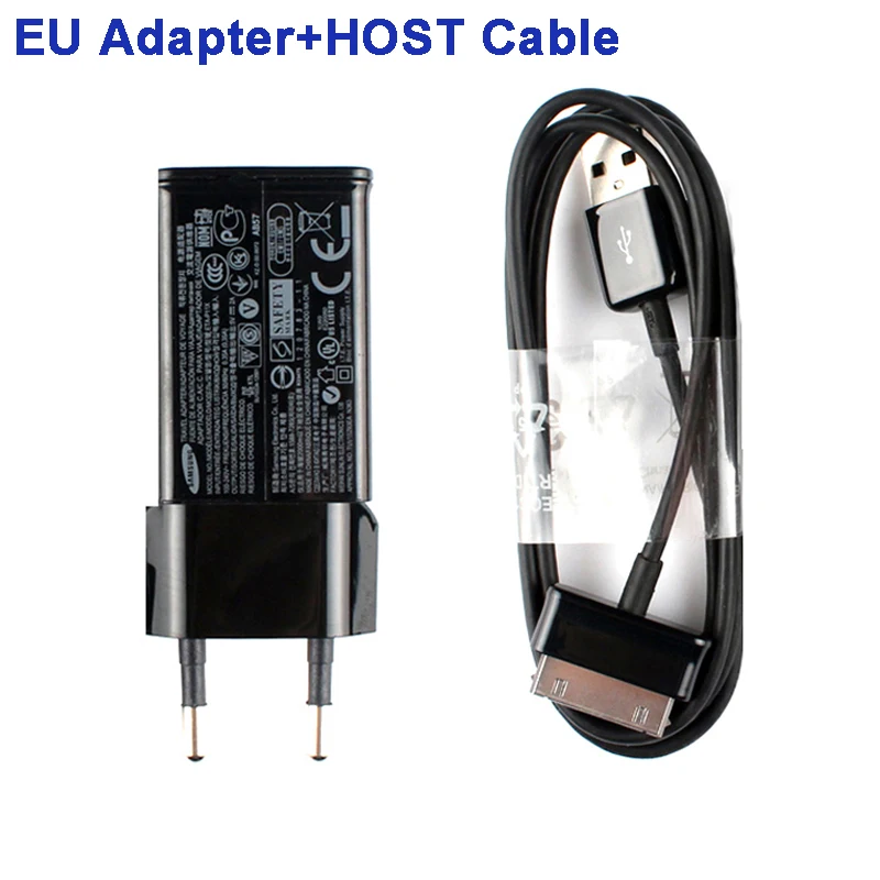 Оригинальное настенное зарядное устройство для планшета, зарядный адаптер для samsung Galaxy Note 8,0 N5100 Tab P7500 P6210 P1010 P6800 P1000 Tab 2 P5100