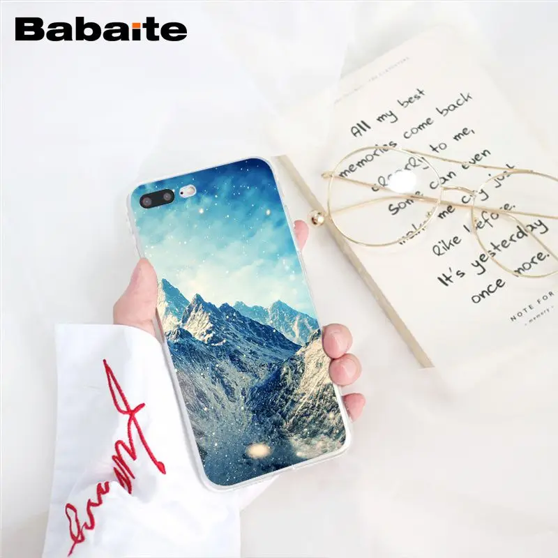 Babaite зимний Снежный горный Sceneary чехол для телефона для iphone 11 Pro 11Pro Max 8 7 6 6S Plus X XS MAX 5 5S SE XR