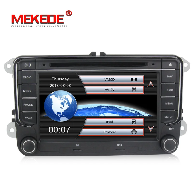 Excellent free shipping Original frame  car DVD Player For VW/Volkswagen/SAGITAR/JATTA/POLO/BORA/GOLF V Navigation With GPS BT Radio Maps 3