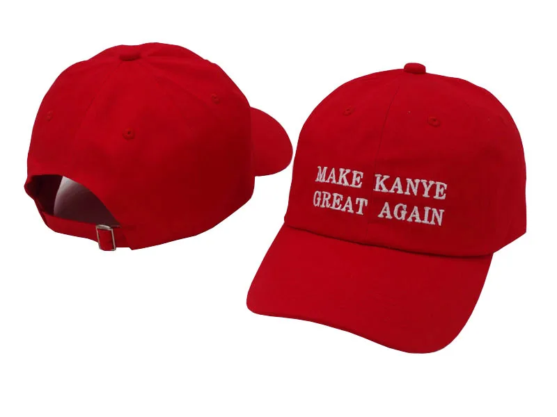Make Kanye Great Again Embroidered Dad Hat/Cap 